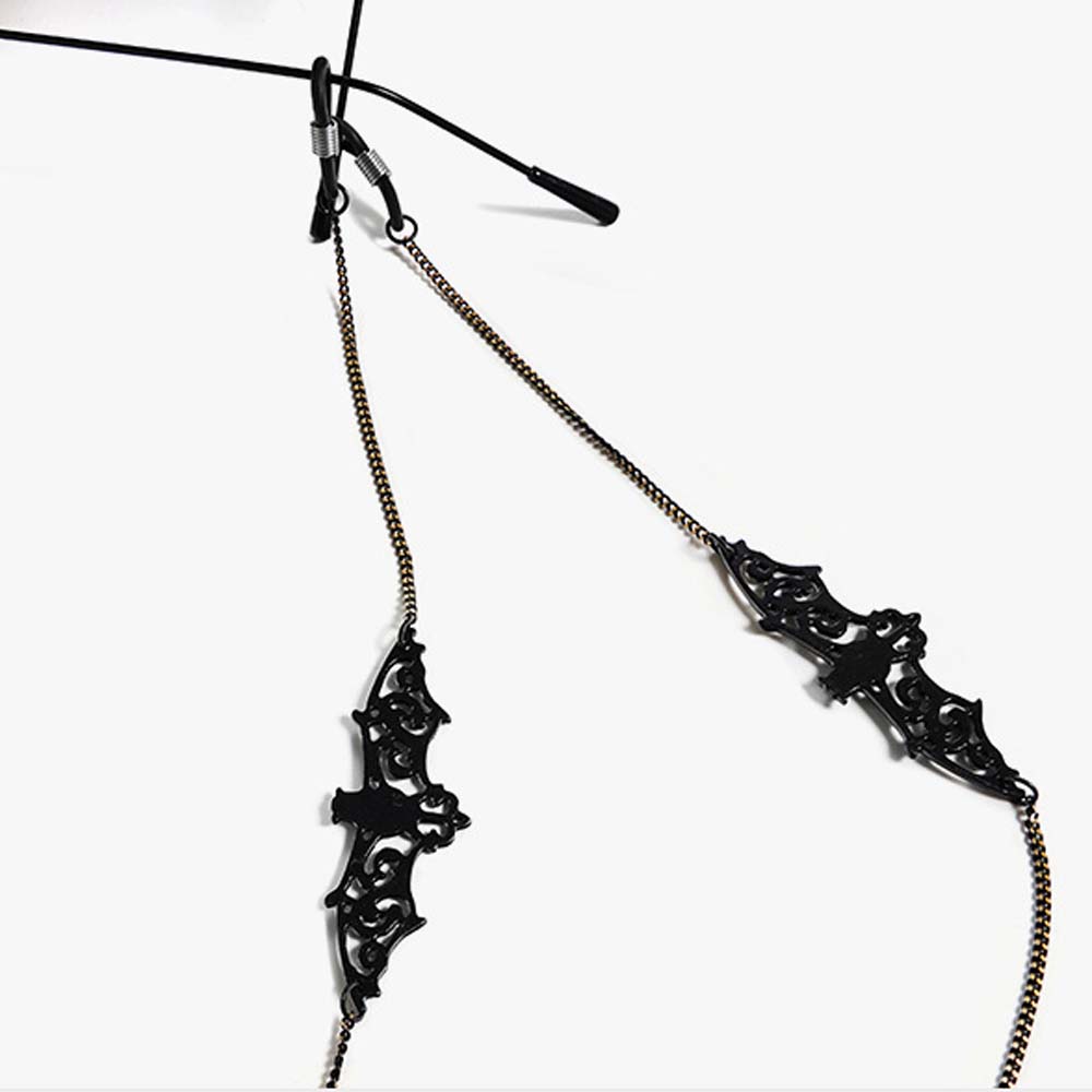 Anti-lost Trendy Retro Hollow  - Mask Chain Holder ulasan dan harga