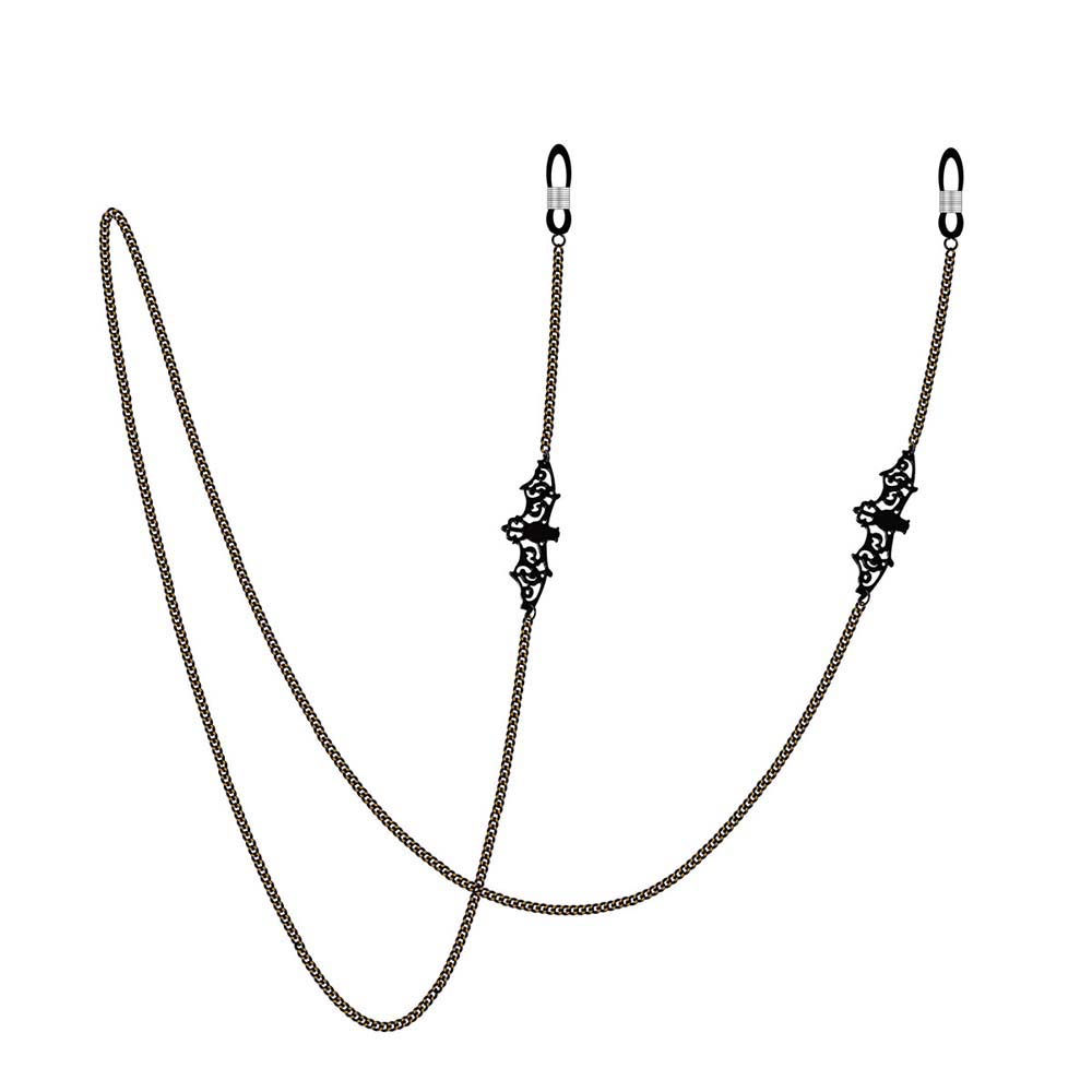 Anti-lost Trendy Retro Hollow  - Mask Chain Holder ulasan dan harga