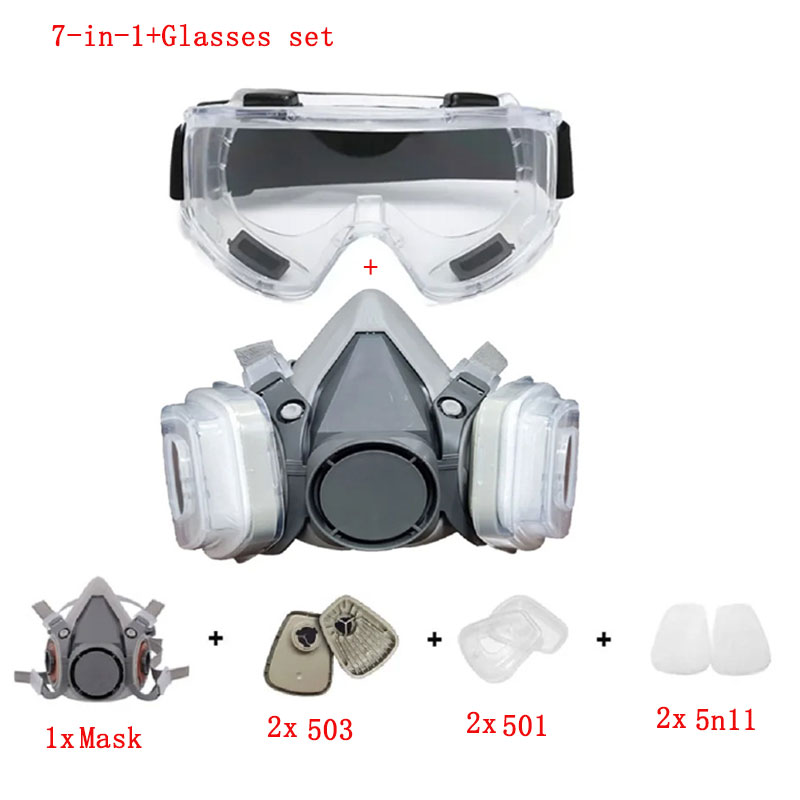 6200 Dust Gas Mask Half Face W - Dust Mask Construction ulasan dan harga