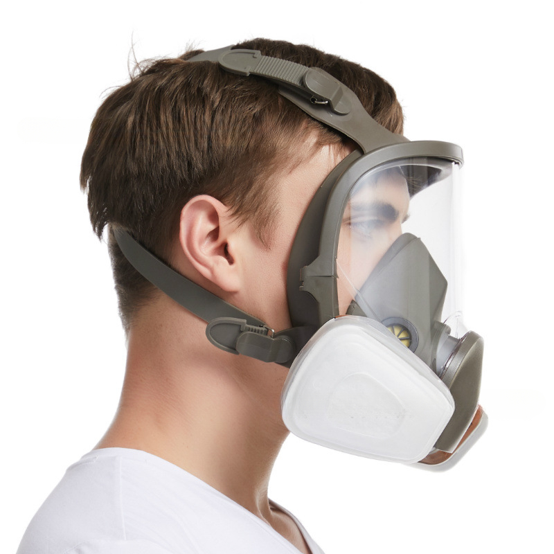 Anti-Fog 6800 Gas Mask Industr - Dust Mask Construction ulasan dan harga