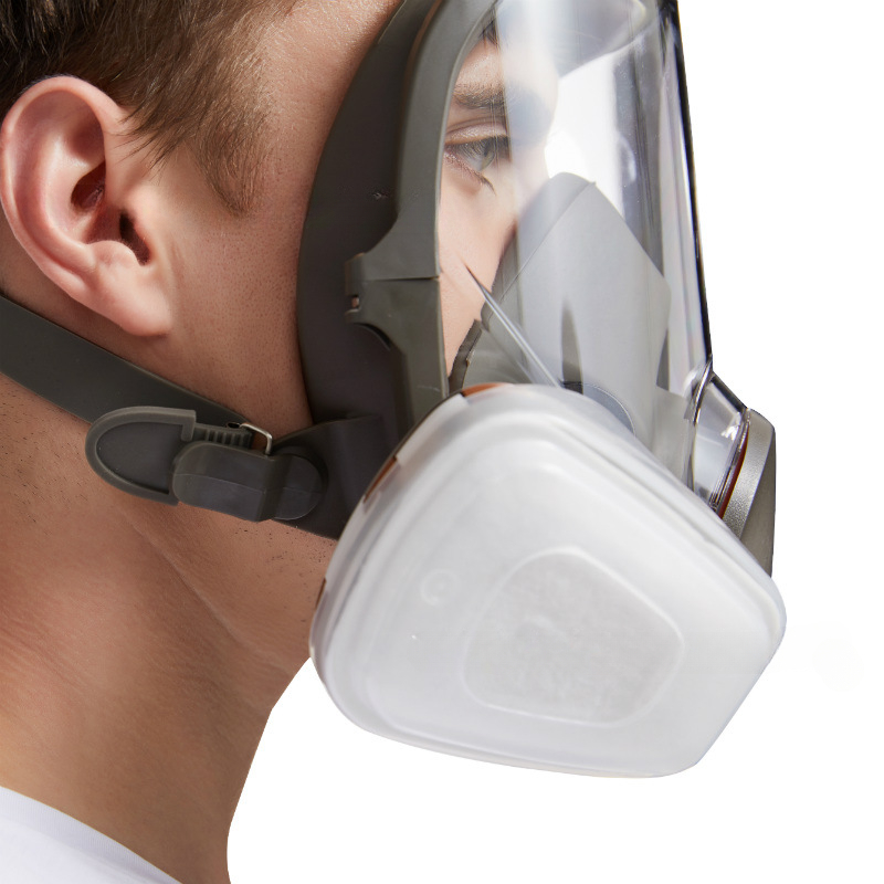 Anti-Fog 6800 Gas Mask Industr - Dust Mask Construction ulasan dan harga