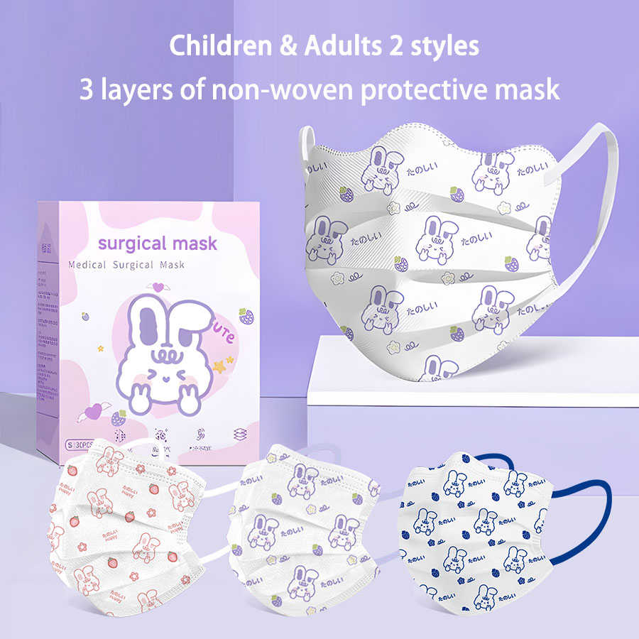 Cartoon Face Mask Adult Childr - Kids Face Mask ulasan dan harga