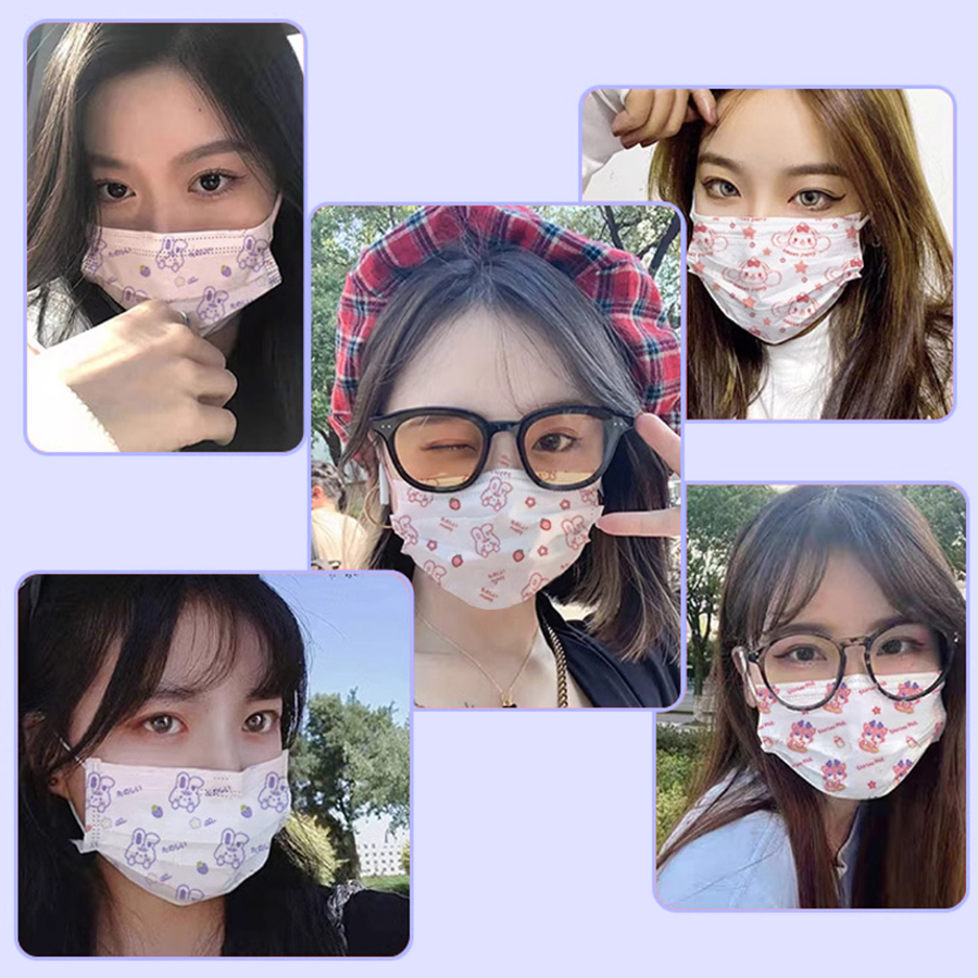 Cartoon Face Mask Adult Childr - Kids Face Mask ulasan dan harga