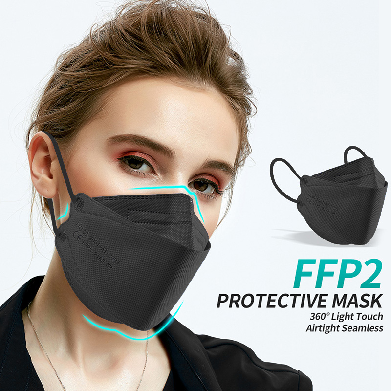 10-200pcs FFP2 Mascarillas CE  - Anti Pollution Mask ulasan dan harga