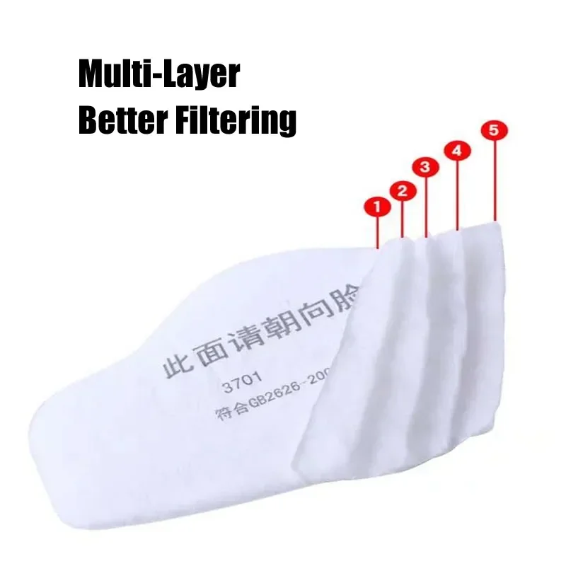 3701 Particle Cotton Filter Fo - Dust Mask Construction ulasan dan harga