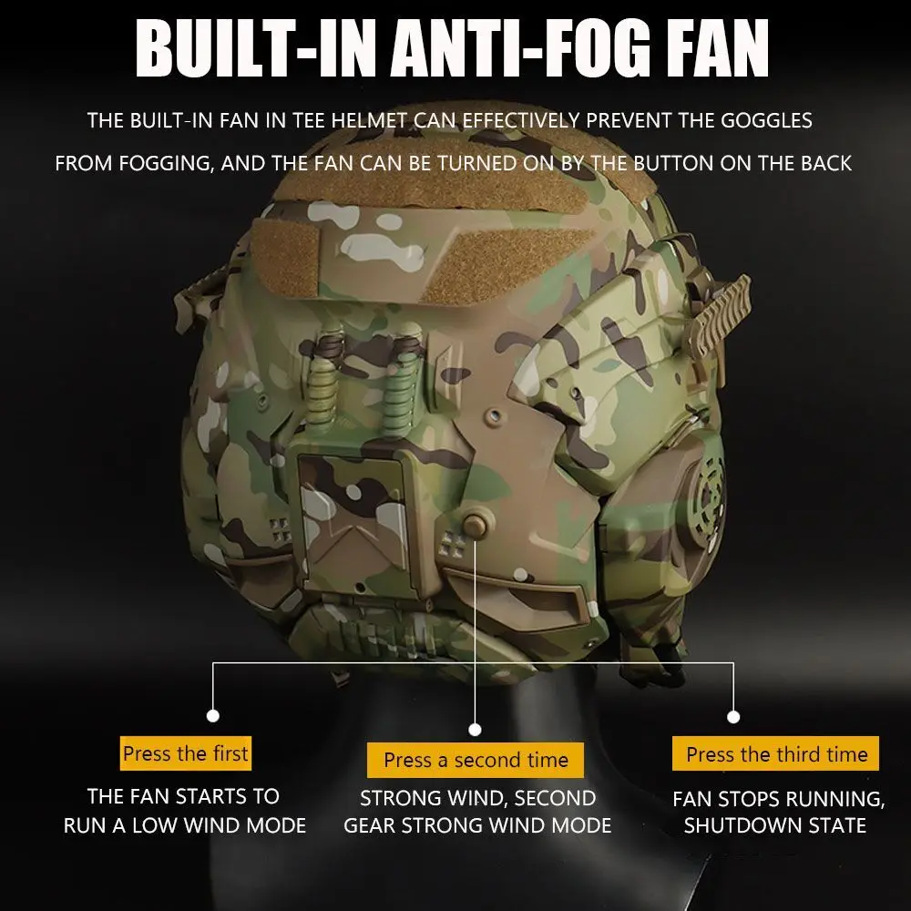 Tactical Assault Helmet Protec - Anti Pollution Mask ulasan dan harga